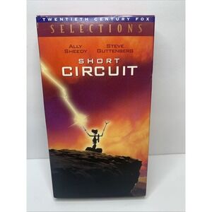 Vintage 1986 VHS SHORT CIRCUIT Movie & Promotional Insert "Club Fox Membership"